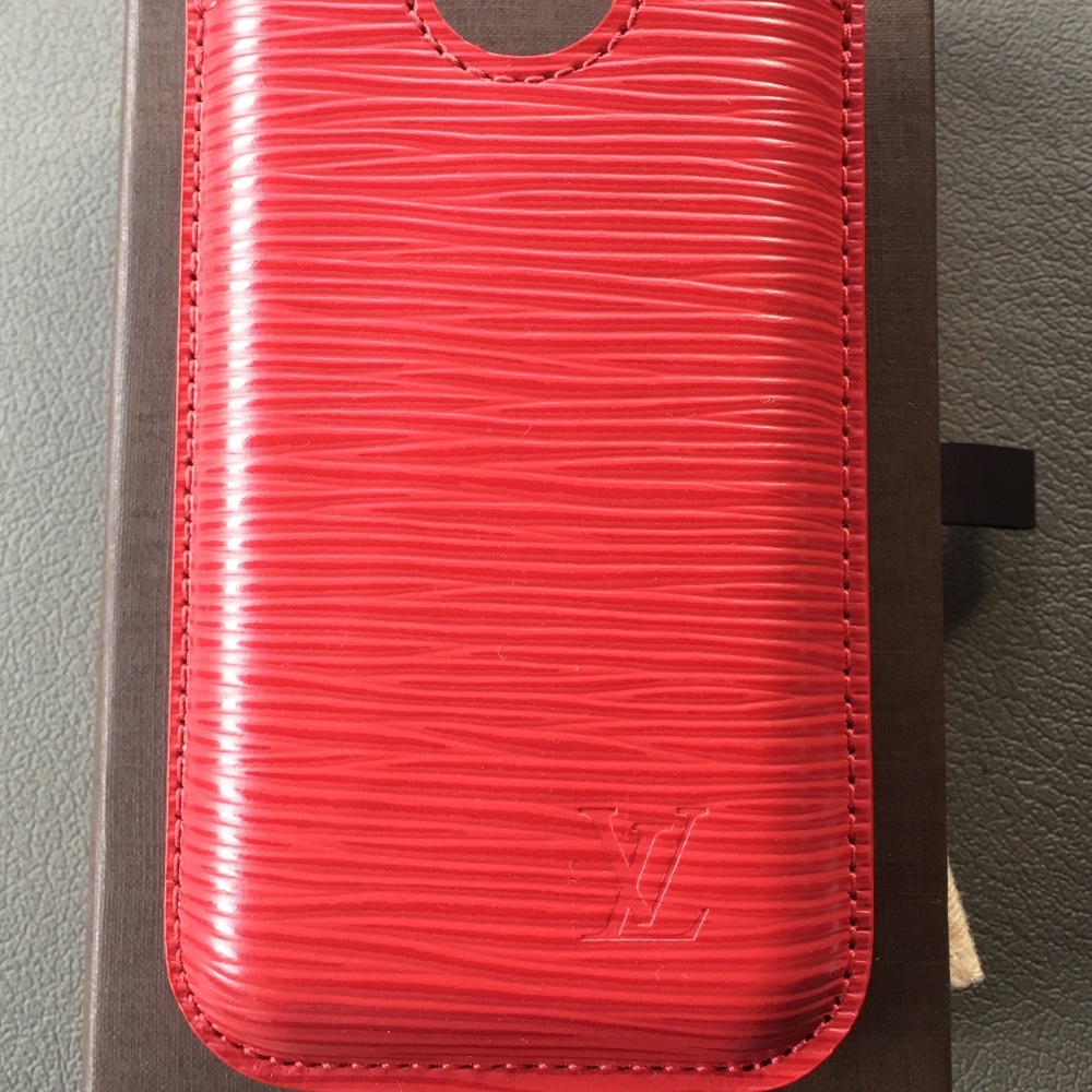 Louis Vuitton EPI Red 1st Generation iPhone Case 100% AUTHENTIC